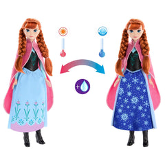Disney La Reine des Neiges Anna et Sa Jupe Magique, Chang. de Couleur