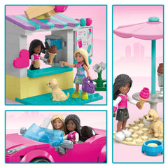 Mega-Barbie-Décapotable et Stand de Glaces-Coffret 225 Pièces