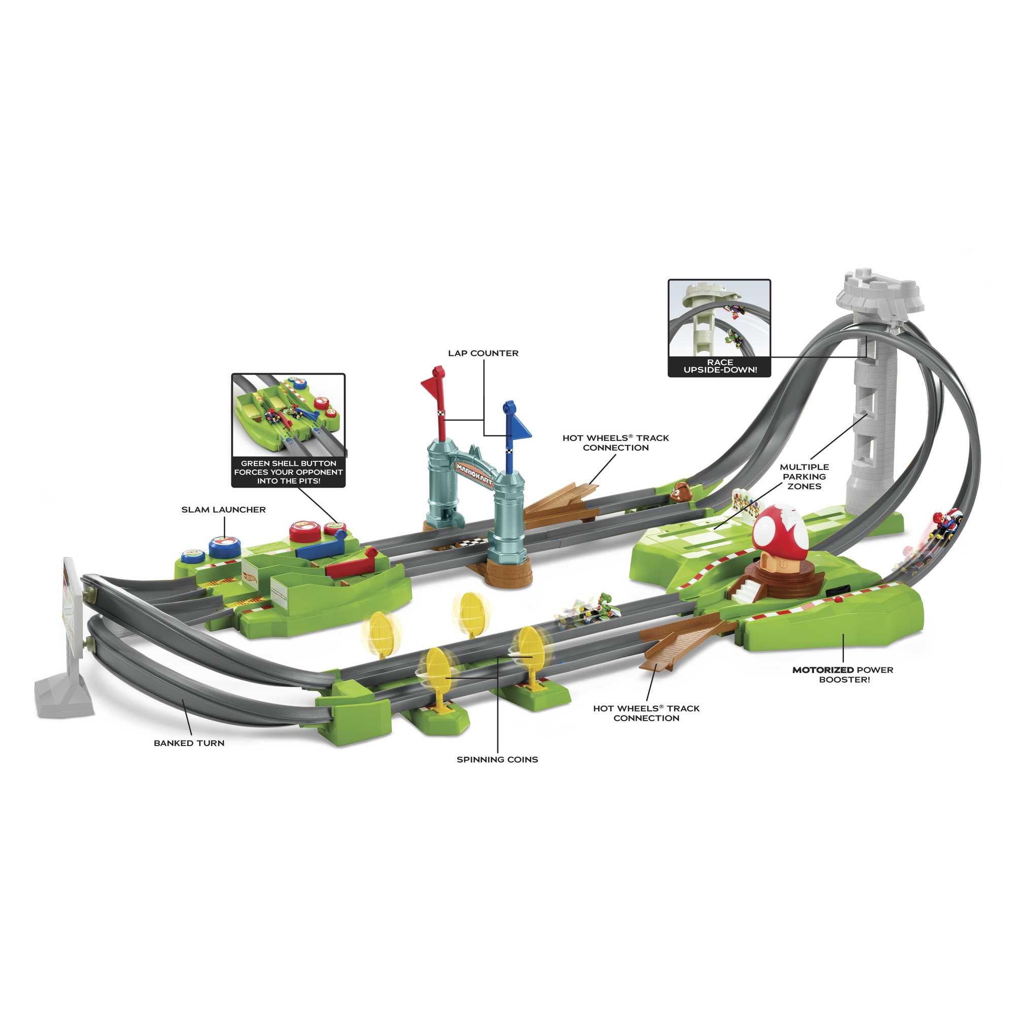 Hot Wheels Mario Kart Circuit Track Set