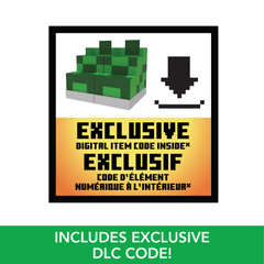 Minecraft Exploding RC Creeper, Lights & Sounds, 10 Explosion Particles & Dlc Code