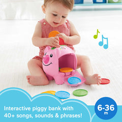 Fisher-Price Laugh & Learn Smart Stages Piggy Bank Baby & Toddler Learning Toy