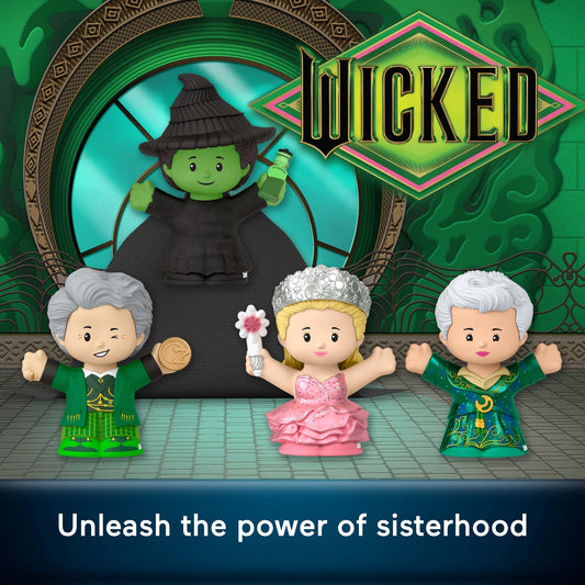 Little People Collector Wicked The Musical Movie Special Edition Set For Fans, 4 Figures