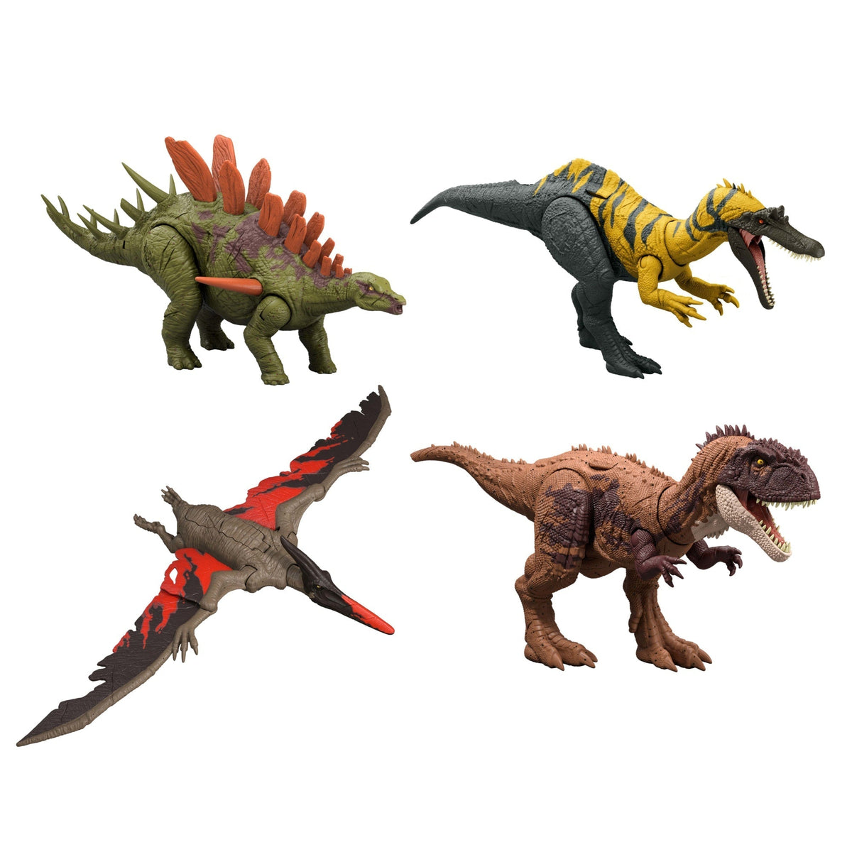 Jurassic World Chaos Theory Wild Roar Dinosaur Action Figure Toys, Strike Attack & Sound