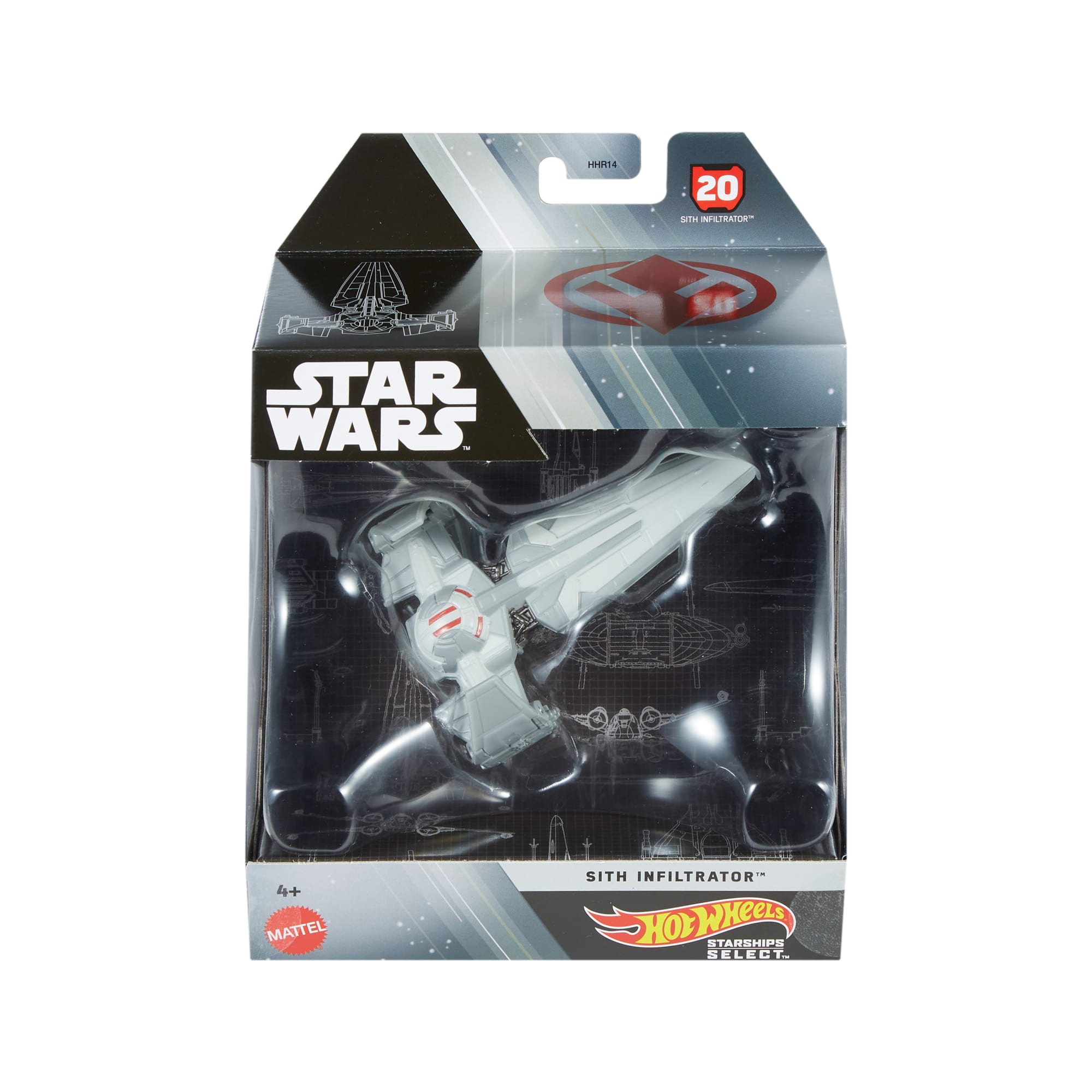 Hot Wheels Collector Vehículo de Colección Star Wars Nave Sith Inflitrator